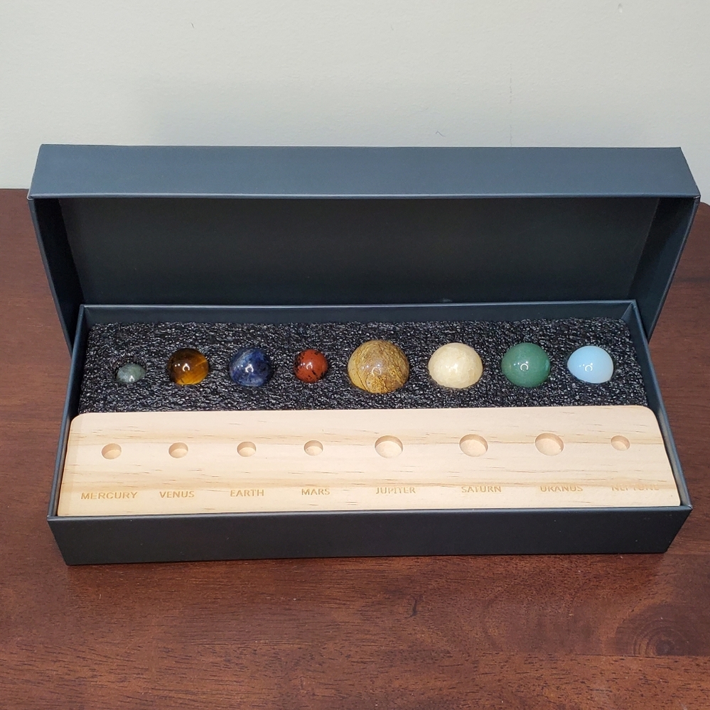 Solar System Crystal Sphere Planets, New - Picture 11 of 17